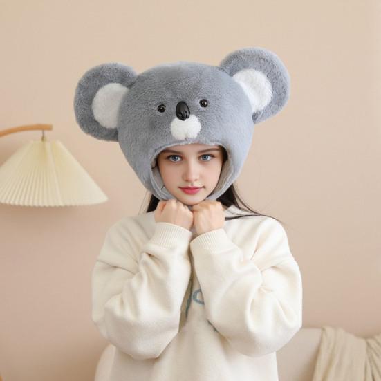 Повязка на голову Коала Мягкий плюшевый головной убор для Хэллоуин вечеринки Косплей Фото реквизит Милый аксессуар для костюма коалы