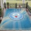 Soft Floor Carpet Manchester City Pattern Area Rug Decorative Mat For Home Room Decoration
