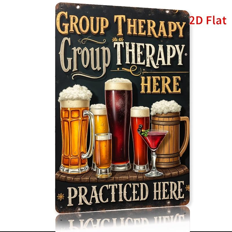 Металлический Декоративный Знак Ретро Паб Настенное Искусство с Текстом BEER COCKTAIL GROUP Прочная Железная Конструкция Идеально для Дома