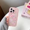 Блестящий Чехол-Бампер с Блестками и Пайетками 'Бабочка' Для iPhone 16 E 15 14 13 12 Mini 11 Pro XR X XS Max 7 8 Plus SE С Кудрявой Рамкой Bling Чехол