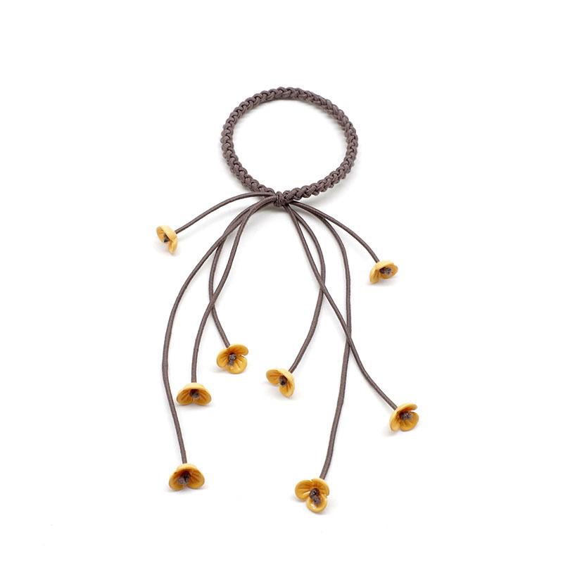 1 шт. модный полевой цветок с подвеской аксессуары для волос женская резинка для волос головной убор для девочек эластичная повязка для волос конский хвост