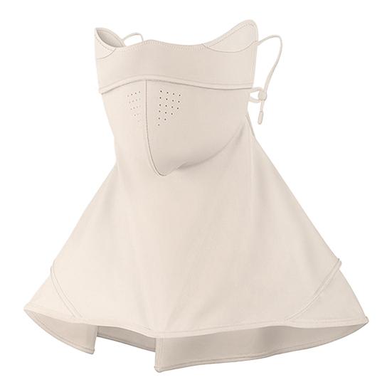 Sun Protection Guard Quick-Drying Fabric Ice Silk Face Guard with Breathable Mesh Cooling Fabric Full Coverage Extended Neck Gaiter Face Guard
