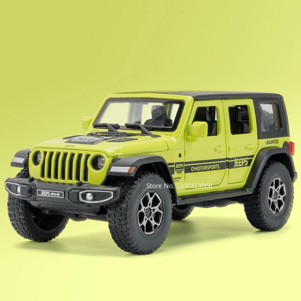 1:32 Сплав Wrangler 4x4 G63 Игрушки Машинки Модели Открывающиеся двери Внедорожник со светом и звуком Внедорожники для парня Подарки на фестиваль