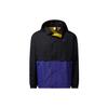 Classics Retro Outdoor Woven Color Block Logo Hooded Casual Jacket Unisex Jacket Black HB9670