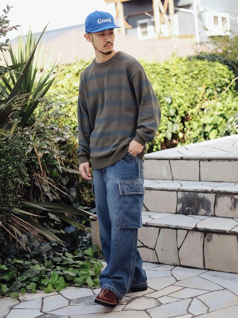 Life Store by Painter Denim 6 карманные брюки-карго INDIGO [Beaming BEAMS] мужские S_92240434147