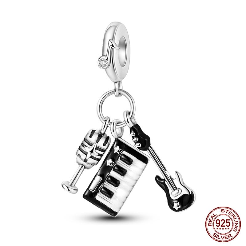 100% 925 Silver Fantasy Flying Dragon Mysterious Butterfly Charms Pendants Fit Qikaola Original Bracelets DIY Jewelry