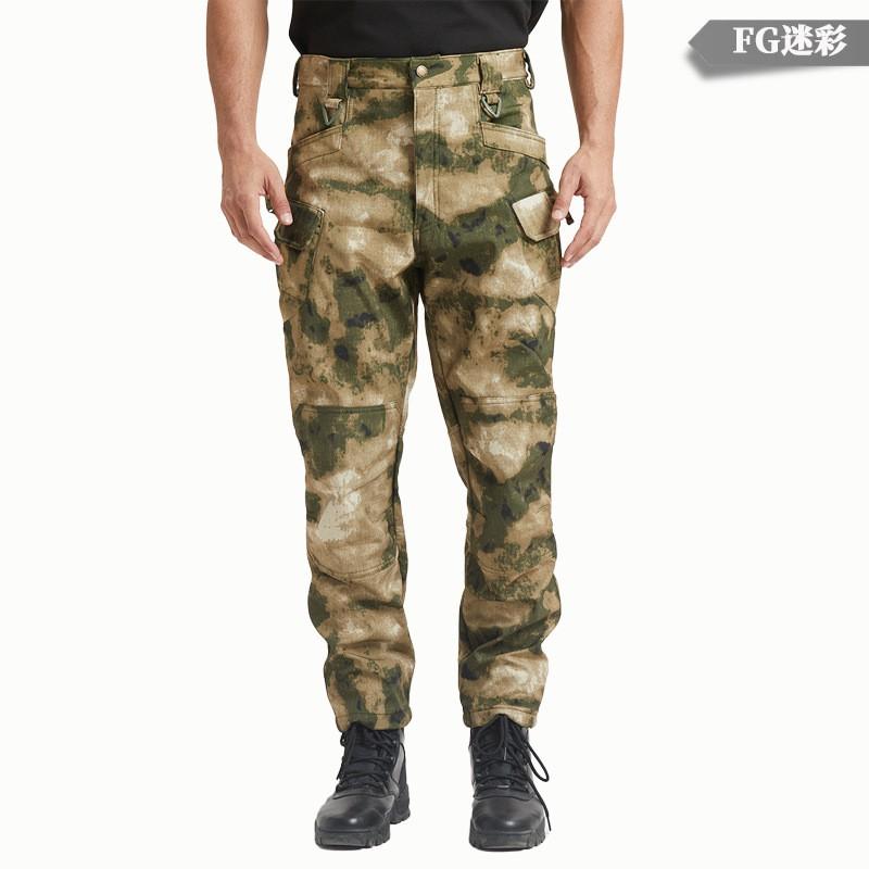 Mens Tactical Outdoor Pants 3-in-1 Fleece Lined Waterproof Camo Ski Hiking