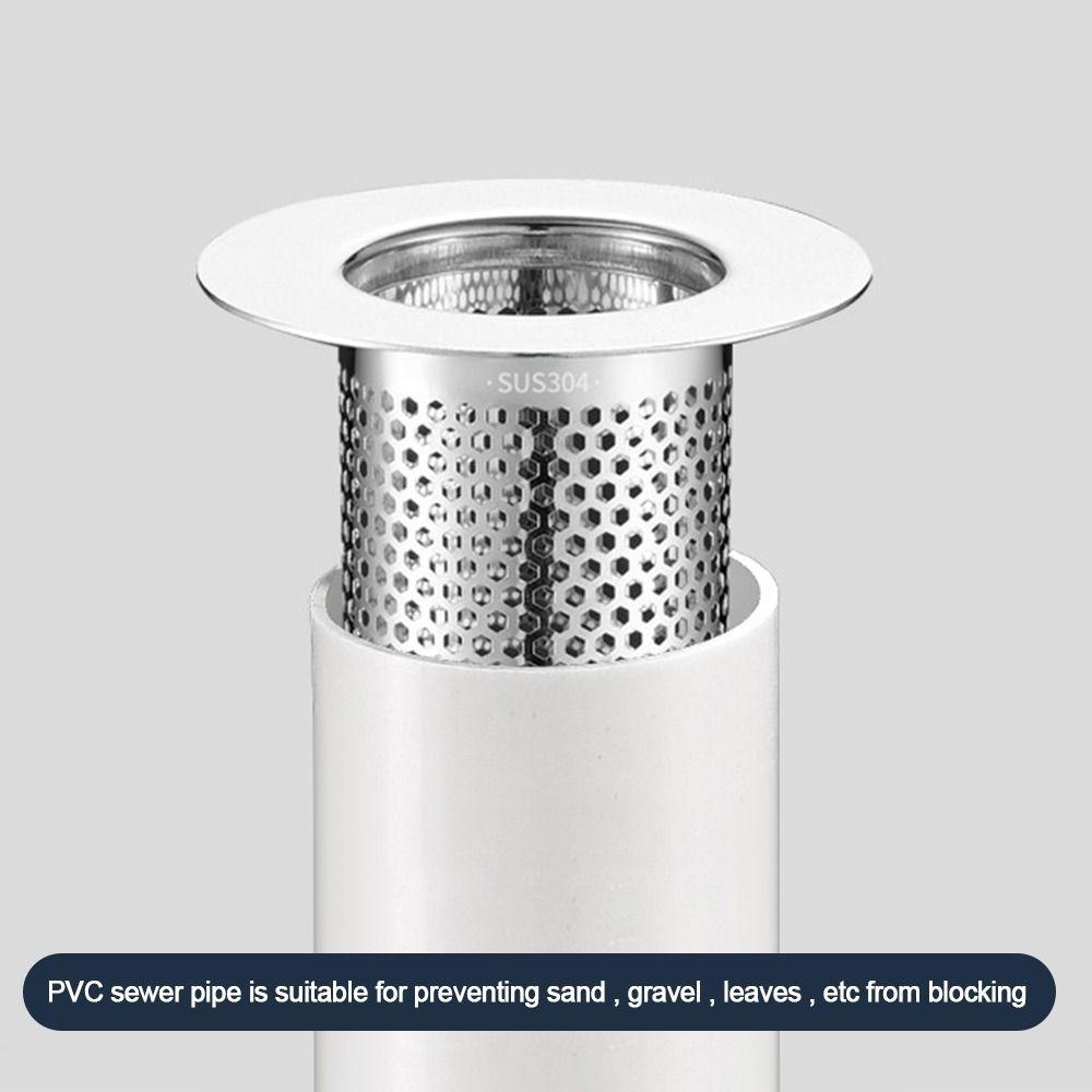 Hair Trap Floor Drain Filter Mesh Stainless Steel Sink Strainer Sealing Cover  Bathroom Accessory