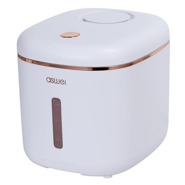 5 кг контейнер для хранения риса с колесом, влагостойкий герметичный дозатор риса, пластиковый контейнер для хранения сыпучих круп, корма для домашних животных