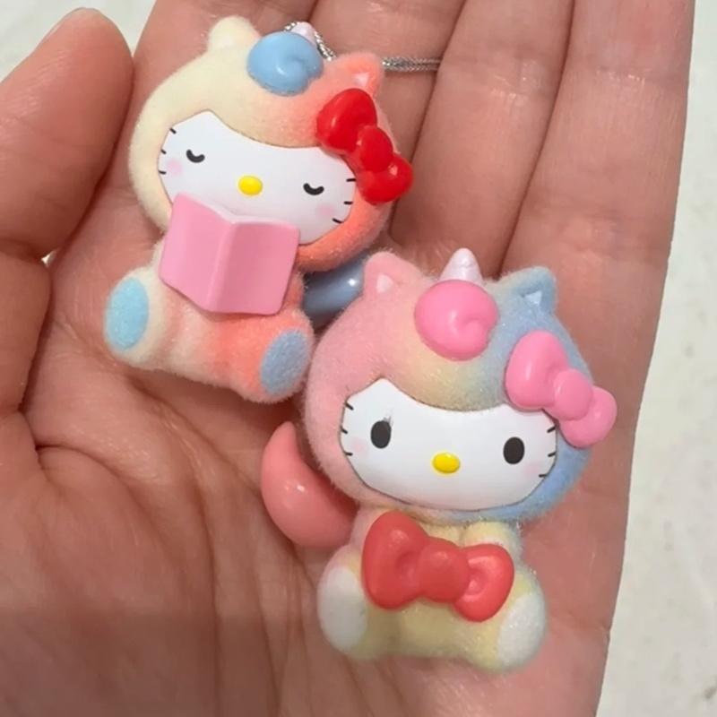 В наличии Настоящая Sanrio Hello-Kitty Мечтательное Приключение Милая Серия Бобы Шкатулка-Сюрприз Модные Игрушки Милые Подарки Для Девочек Сюрпризы