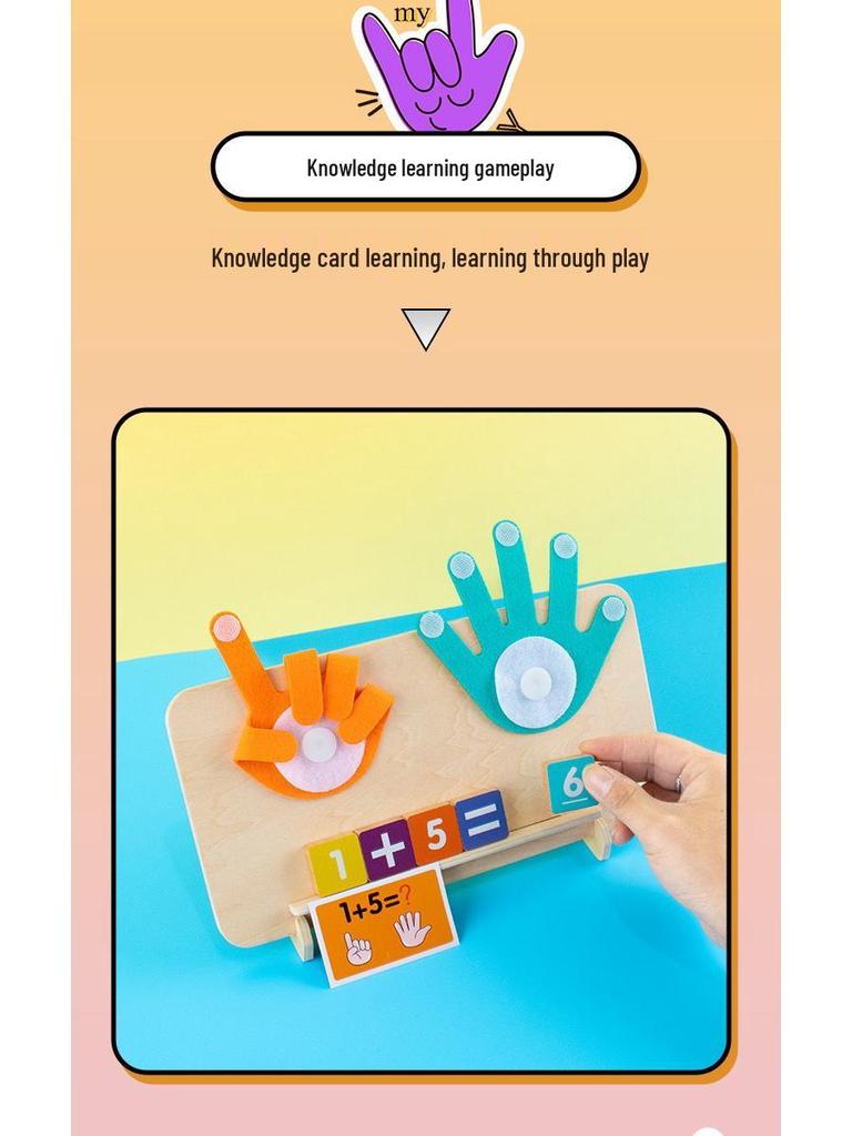 Kindergarten Math Learning Toys for Addition & Subtraction