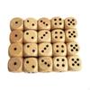 20Pcs Wooden 6 Sided Dice,Standard Mini Dices,Crafts Collectibles with Numbers 1-6,20mm for Party