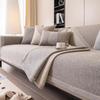 New Sofa Cushion, Universal In All Seasons, Light Luxury, High-End Seat Cushion, Anti-Cat Claw Imitation Hemp Sofa Cover Cover Cloth
