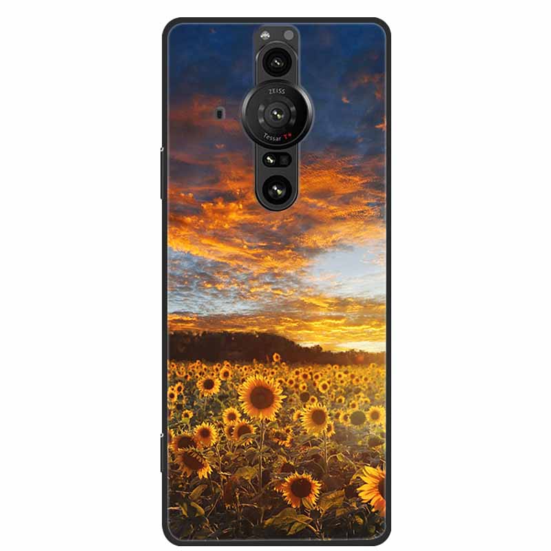 Чехол для SONY XPERIA PRO-I Оригинальный Мягкий Силикон ТПУ Чехлы для Телефона Для SONY XPERIA PRO I Пейзаж Ударопрочный Задняя Крышка Новый Fundas