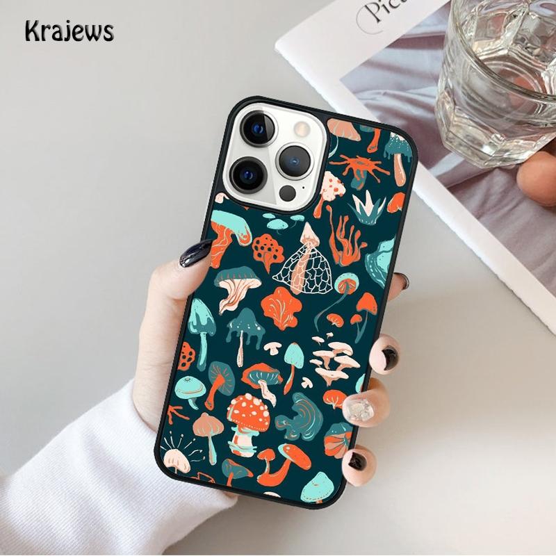 Чехол для телефона Хиппи Грибная Лягушка грибы Для iPhone 17 Air 16 15 14 Max Plus 11 12 13 Pro Max Чехол для телефона coque