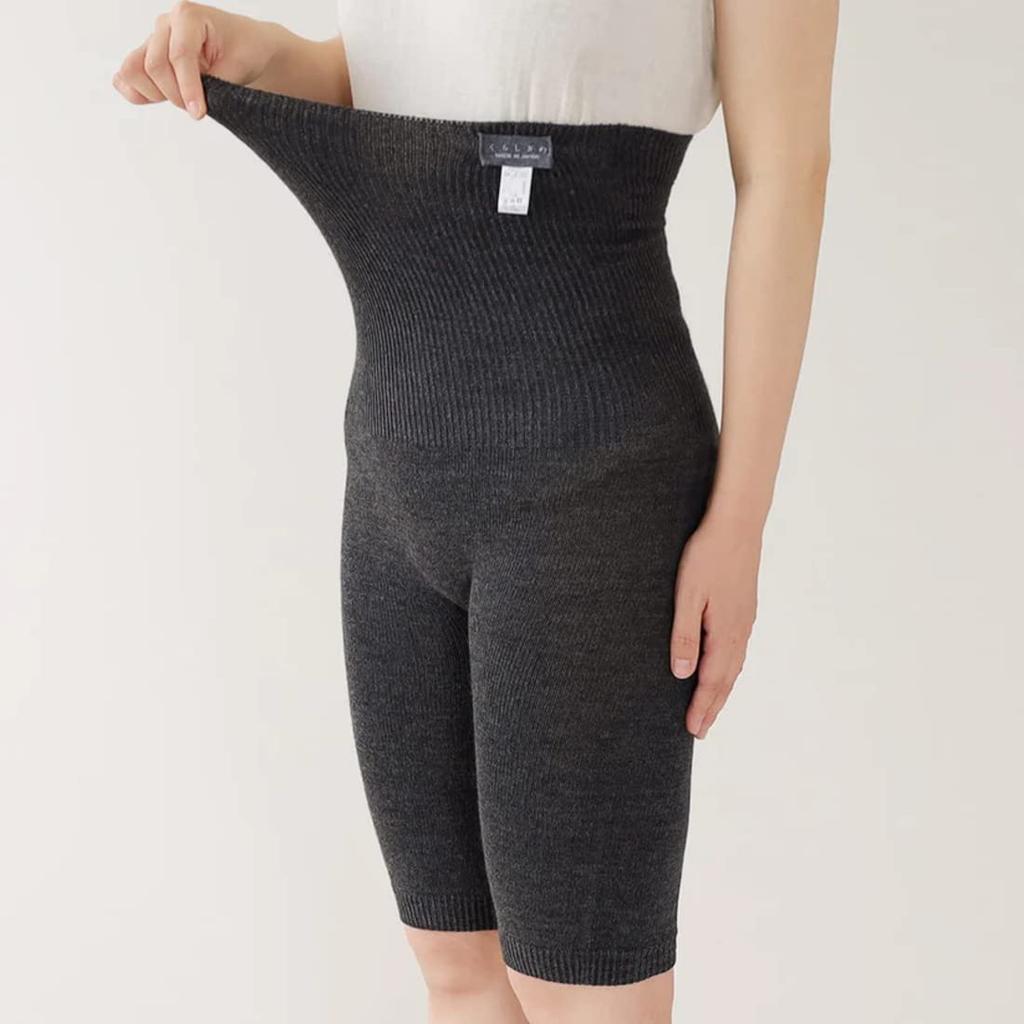 Курасикину согревающая повязка на живот из и для чувствительной и сухой согревающей и холодной кожи, унисекс, цвет полуугольно-серый, брюки, лен, хлопок, шелк,