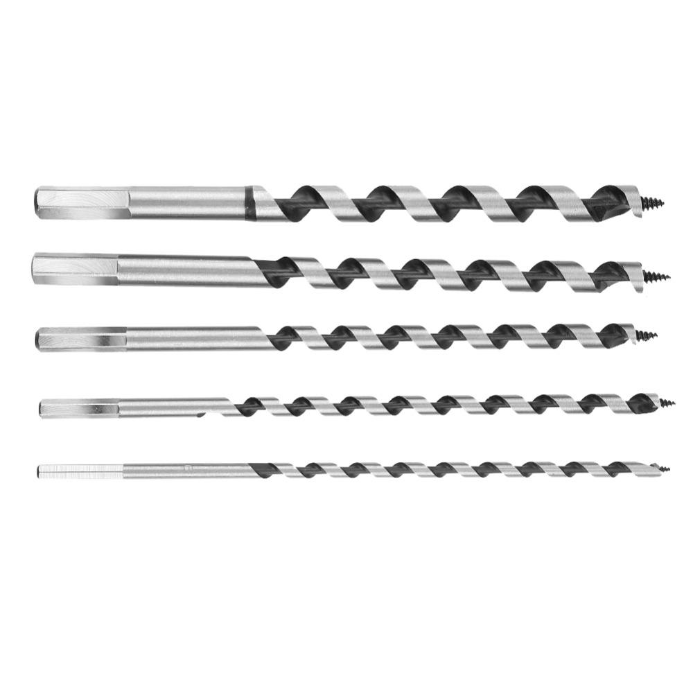 5pcs Hex Shank Fast Cut Auger Bit Hexagon Handle Drill Bit  Planting Hole Drilling