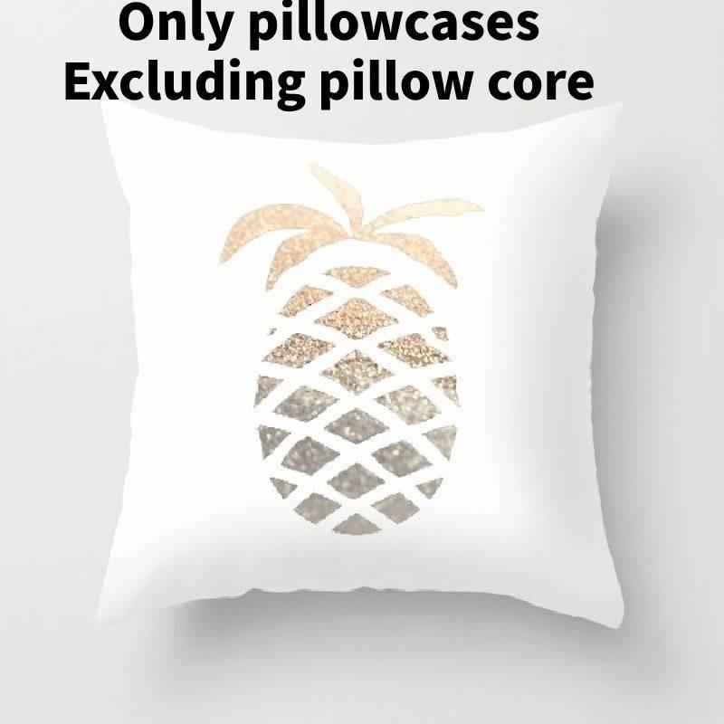 Современная минималистичная хлопковая мультяшная наволочка с буквенным принтом, мягкая плюшевая наволочка из ткани «персиковая кожа»