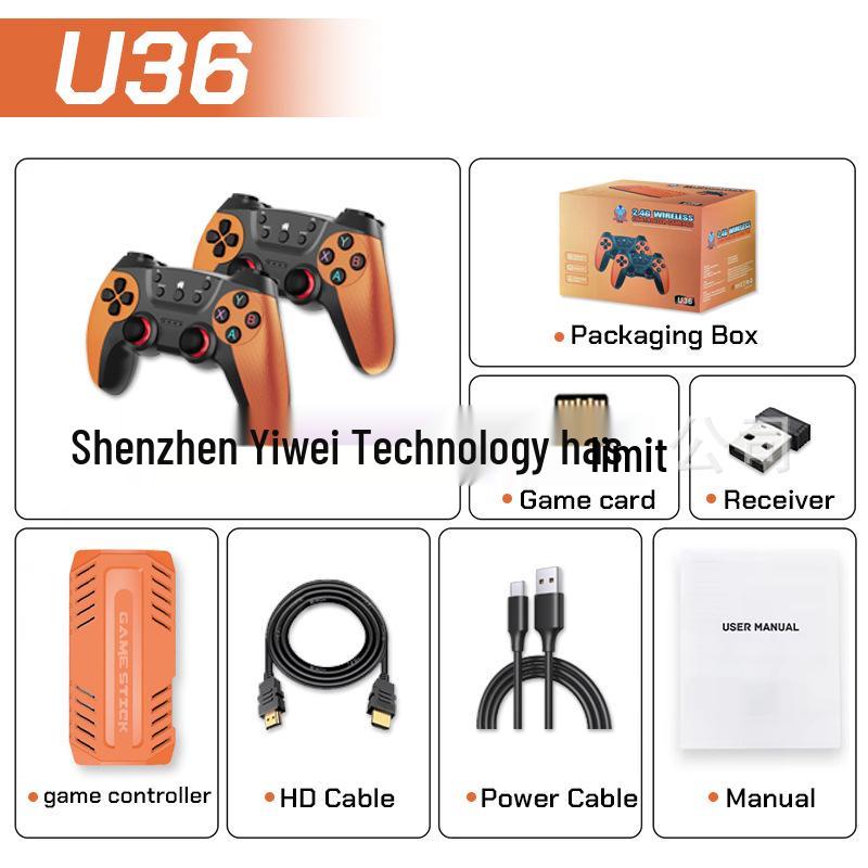 Глобальная ретро HD игровая приставка U36 с двумя контроллерами