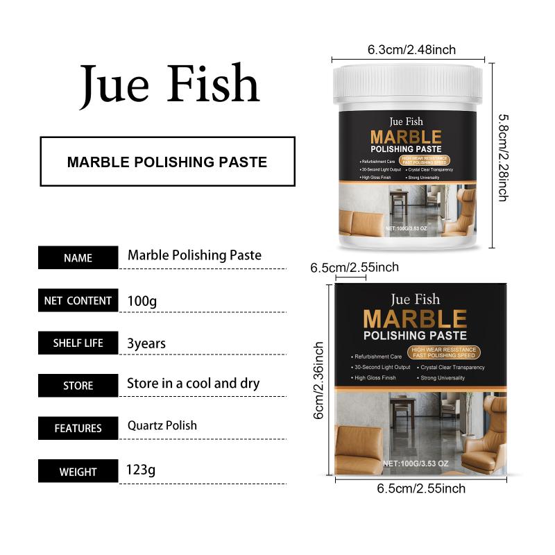 Marble Polishing Paste Tile  Removal Marble Restoration Enhance Luster Suitable for Indoor Surfaces