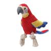 Неразрушимая плюшевая игрушка-попугай для собак, пищащая игрушка с наполнителем, зоотовары для маленьких и больших собак