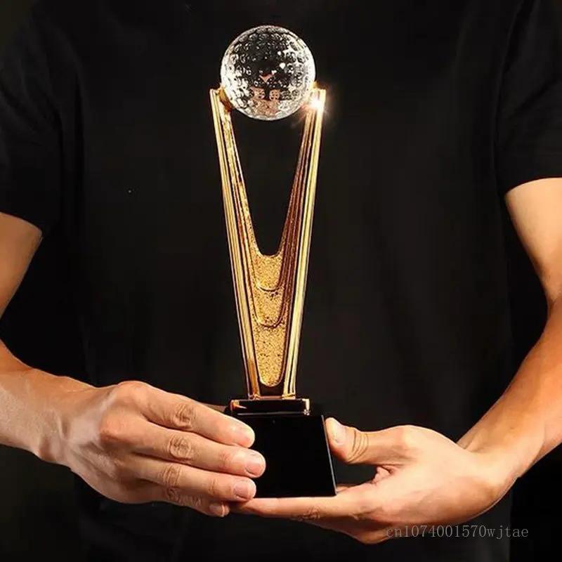 Customized Resin Crystal Trophy, Replaceable Sports Awards, Custom Engraved, Black Crystal Trophy, Creative Souvenir, Decor, 1Pc