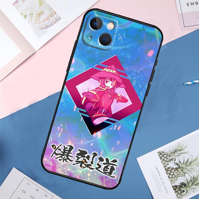 Чехол в стиле аниме Vaporwave Glitch для iPhone 14 15 16 Pro Max 11 12 13 Mini X XR XS Max Plus, задняя крышка телефона