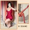 Сексуальное нижнее белье Сексуальные подтяжки Ice Silk Late Night Bar Uniform Tight Passion Ночная рубашка с открытой спиной Большой размер Обертывание бедер