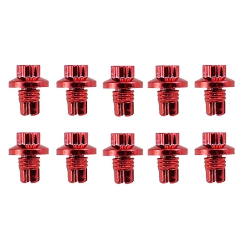 10 шт./компл. Гайки-заклепки для колес Колпачки Для универсальной крышки Губа Винт Болт Шины Крышка обода Украшение Замена Аксессуары для стайлинга автомобиля