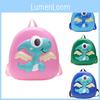 Adorable Dinosaur Eggshell Backpack For Toddlers Cute Cartoon Design In Blue
