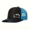 Fishing Printed Net Hat Truck Driver Micro Curved Eared Hip Hop Urban Street Style Male Duck Hat Suitable For Fishing And Mountaineering Lovers