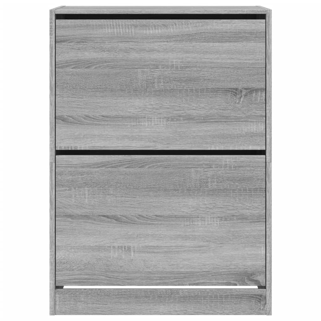 Shoe Cabinet with 2 Doors Grey Sonoma 80 x 42 x 108 cm