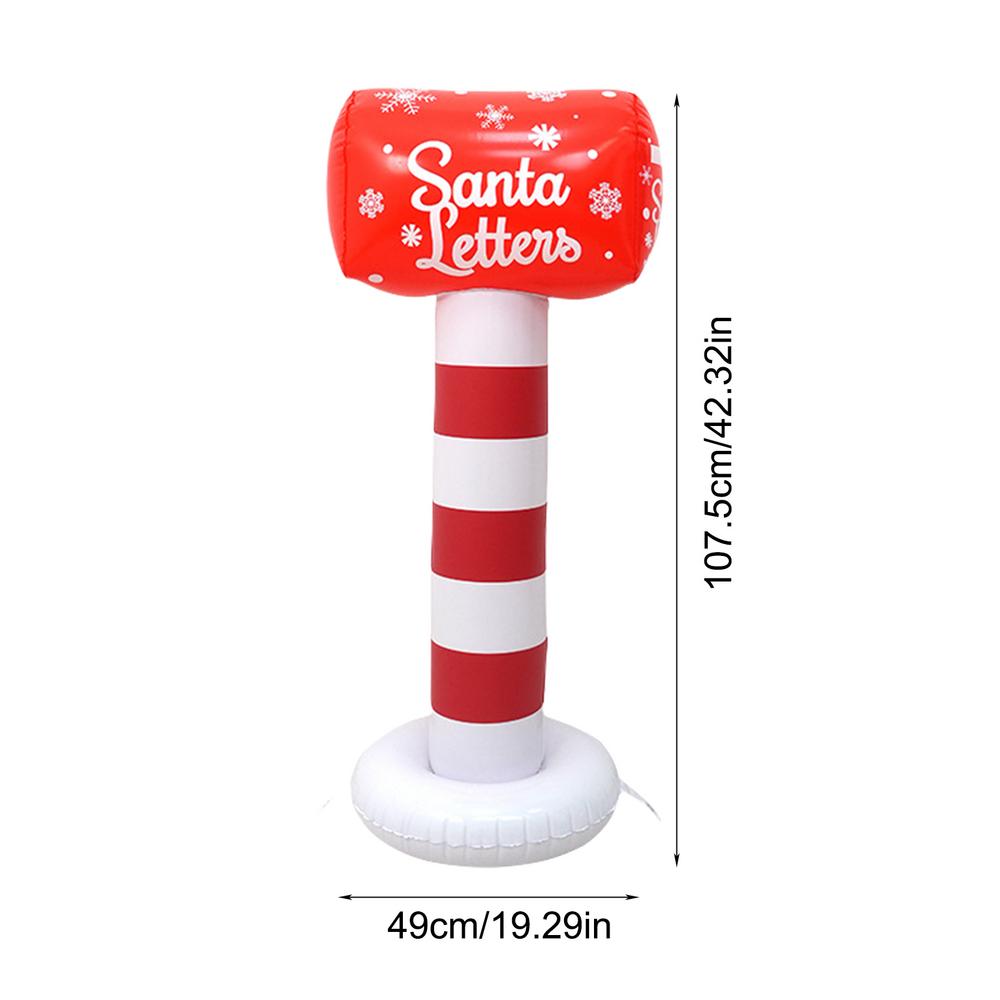 Рождественские надувные фигуры Пряничный человечек мультяшный Рождественский гном Уличные украшения Рождественские украшения для двора для газона