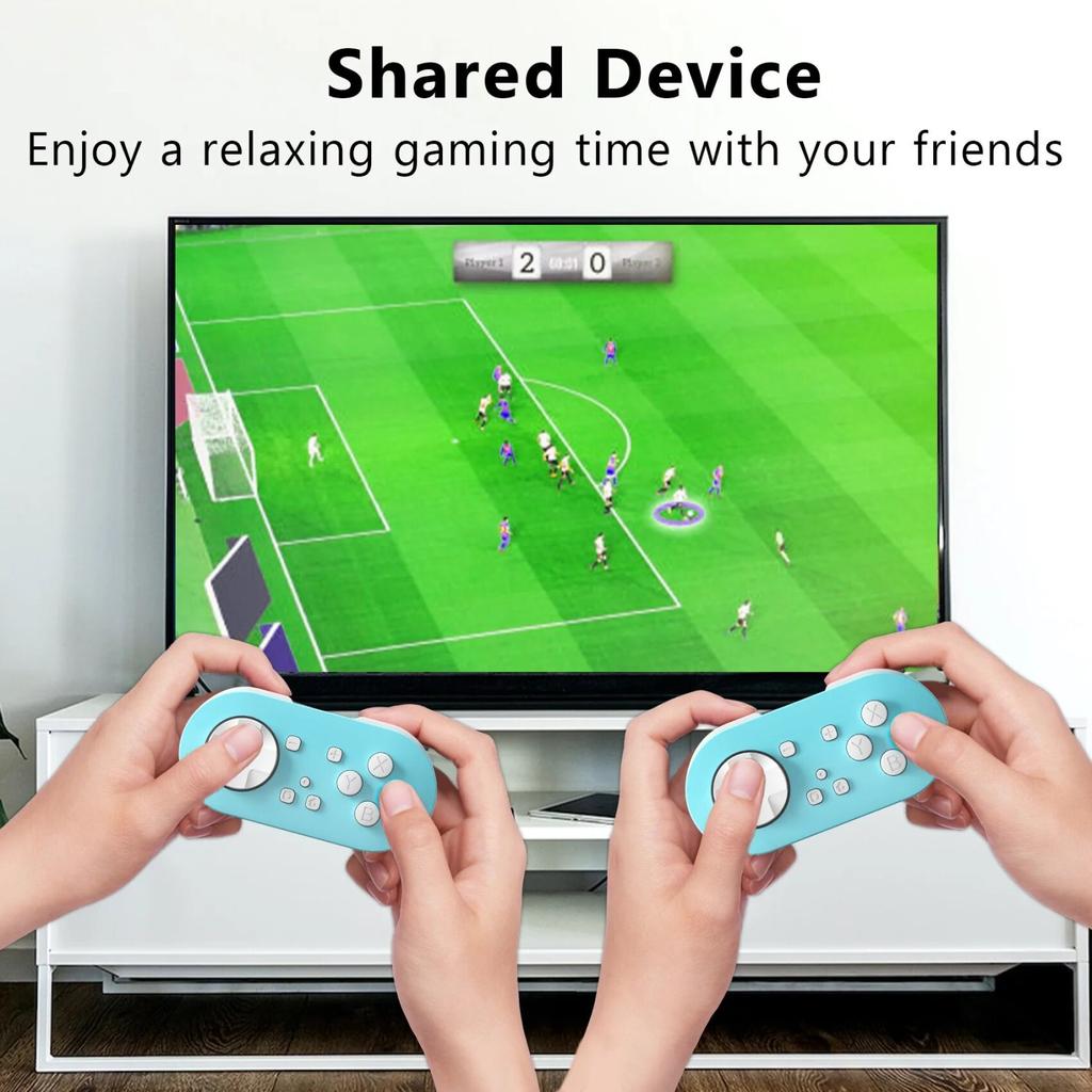 Мини беспроводной контроллер Meteor Light размером с брелок для ключей для Switch&Lite&OLED, ПК, Android и MacOS со светодиодной подсветкой KS54