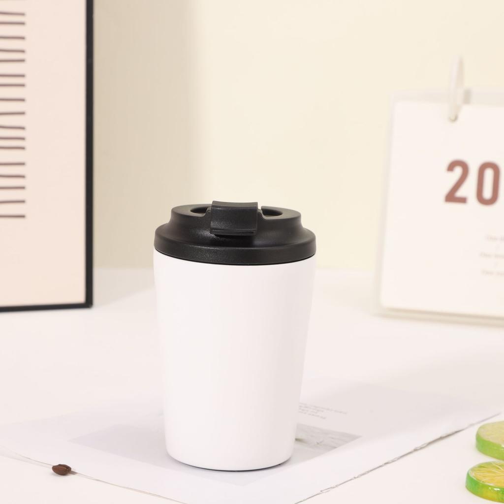 Термос из нержавеющей стали 304, портативный, компактный, 12 унций, кофейная кружка, для улицы, для автомобиля, для питья прямо из горла, кружка для молока