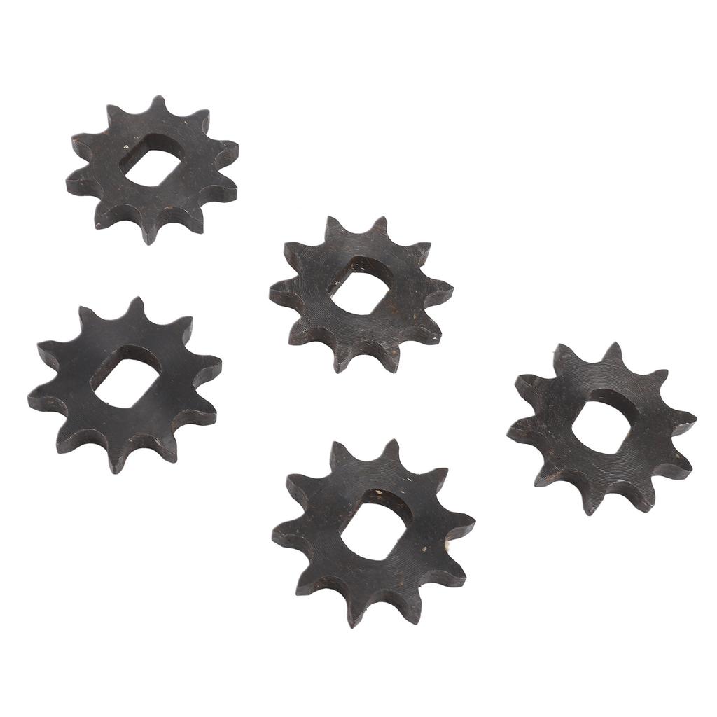 5 шт. 428 10T передняя звездочка 12x17 мм внутренний диаметр 10 зубьев стальная звездочка для цепи 428