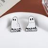 BOOTY BOOBS Enamel Pins Custom Sexy Ghost Brooches Lapel Badges Clothes Halloween Funny Jewelry Gift for Friends