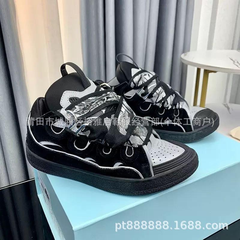 Cambodia Vietnamese HighHeeled Classic Dad Bag Shoes PlatformSoled LaceUp Comfortable Old Flower Skateboard Shoes