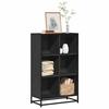 VidaXL Bookcase Black 65.5x33x107.5 Cm Engineered Wood, Bookcase, Room Divider, Divider, Cabinet of 849159