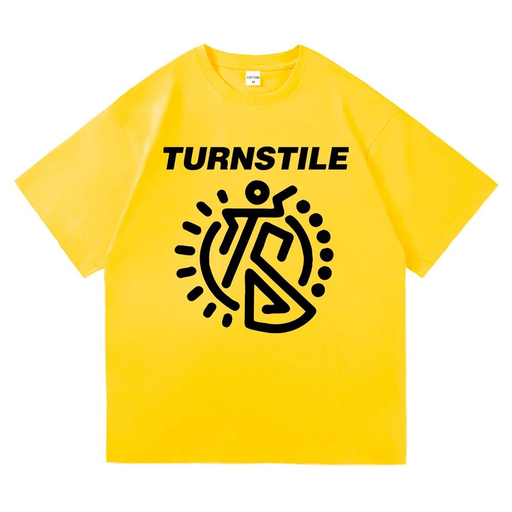 Turnstile Double Rainbow Tshirt 2025 Album Never Enough UnisexUnisex Clothing Harajuku High Quality Clothes Vintage Cotton Tshirts