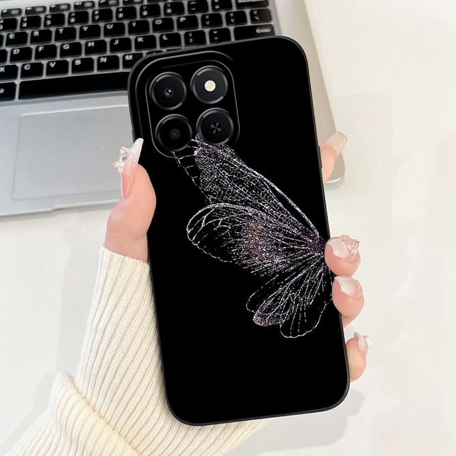 Beautiful Floral Phone Case For Honor X6c Soft Silicone Shockproof Cover For Honor X6C 4G NIC-LX1 LX2 LX3 Cases Bumpers