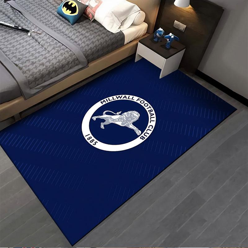 Millwall FC Logo Carpet suitable as a non-slip mat for the living room or bedroom sofa