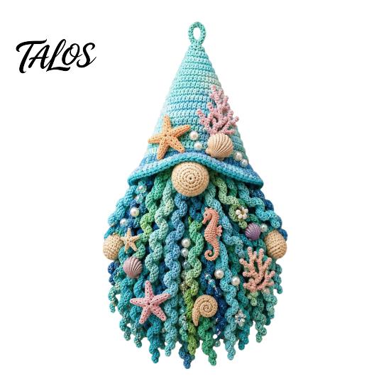 Ручная работа, Декор-подвеска на дверь для гнома, Набор для вязания крючком гнома своими руками, 3D Безликий гном, Легкая схема для стены, Набор для рукоделия для взрослых, Полный стартовый набор пряжи