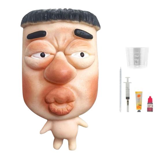 Pimple Popping Toy with Applicator Pigment Refillable Reusable Stress Anxiety Relief DIY Color Filling Acne Removal Cleansing Sensory Toy