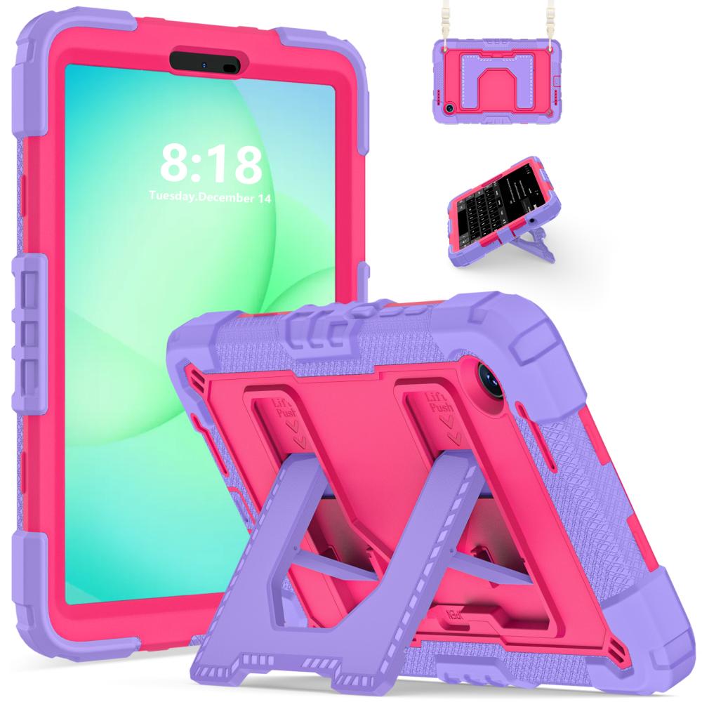 Rugged Armor Tablet Case For Samsung Galaxy Tab A11 LTE 8.7" A11 8.7inch X133 X135 Heavy Duty Shockproof Stand Hard Cover