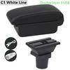 For Toyota Yaris Sol 1998 1999 2000 2001 2002 2003 2004 2005 Car Armrest Box Internal Modification USB Led Accessories