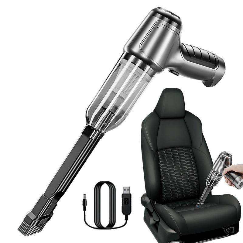 Пылесос для автомобиля 120 Вт Компактный пылесос для дома и автомобиля, быстрая зарядка, пылесос с несколькими насадками и сумкой для хранения для ковров в салоне автомобиля