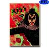 Винтажная жестяная вывеска группы KISS Хэви-метал Декор для музыкальной комнаты