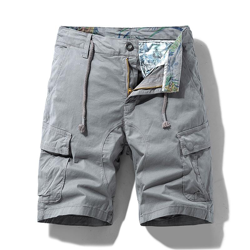Mens Cargo Shorts Fashion Multi-pockets Shorts Male Casual Jogging Shorts Loose Pants