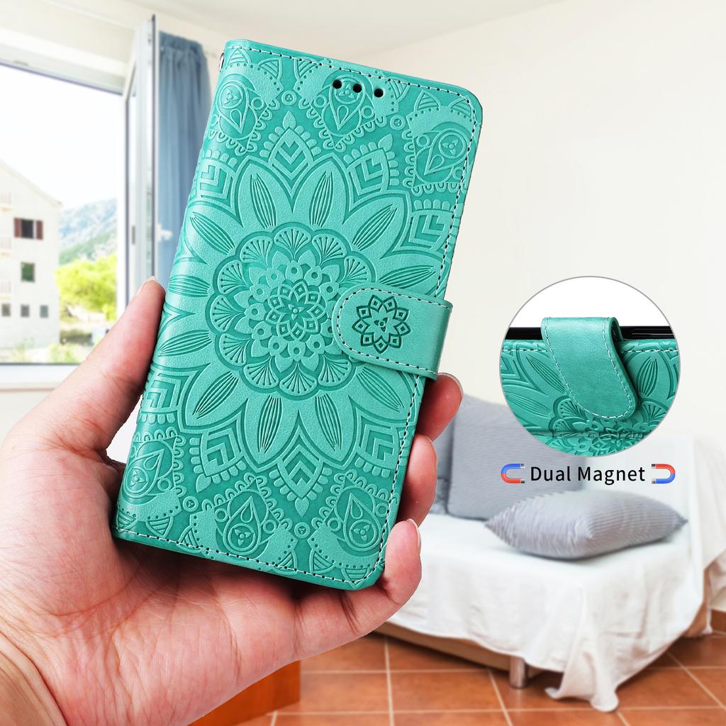 For vivo Y29 4G Case Sunflower Imprint Leather Wallet Phone Cover